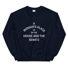 Load image into Gallery viewer, A Woman&#39;s Place is in the House and the Senate Sweater